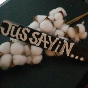 Shelf- sitter signs wording of your choice